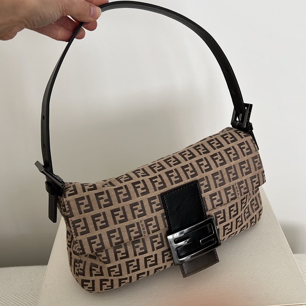 *NEW!* FENDI Zuccino Mama Baguette bag
